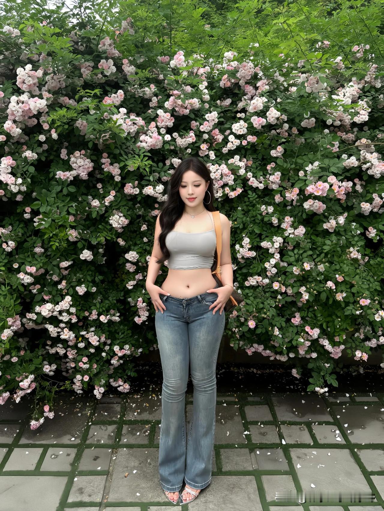 那天，我经过了一片花园