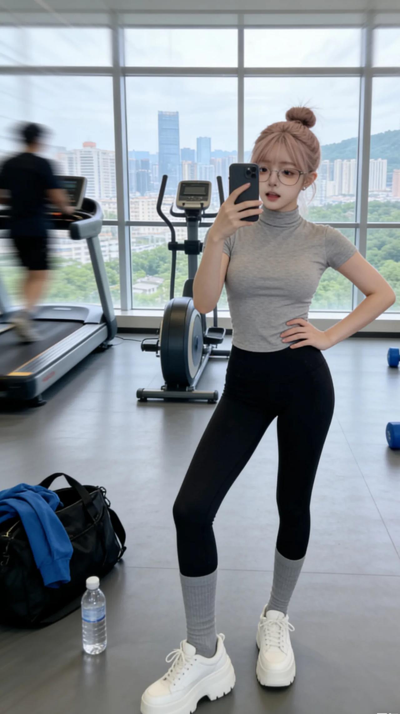 时尚街拍共享人物的表情管理在街拍中很关键。