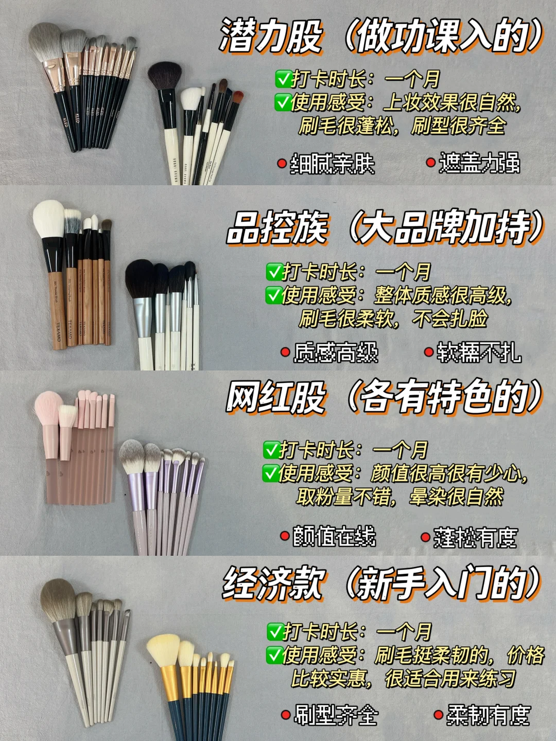 别瞎跟风了！一口气挑选8款新品化妆刷！