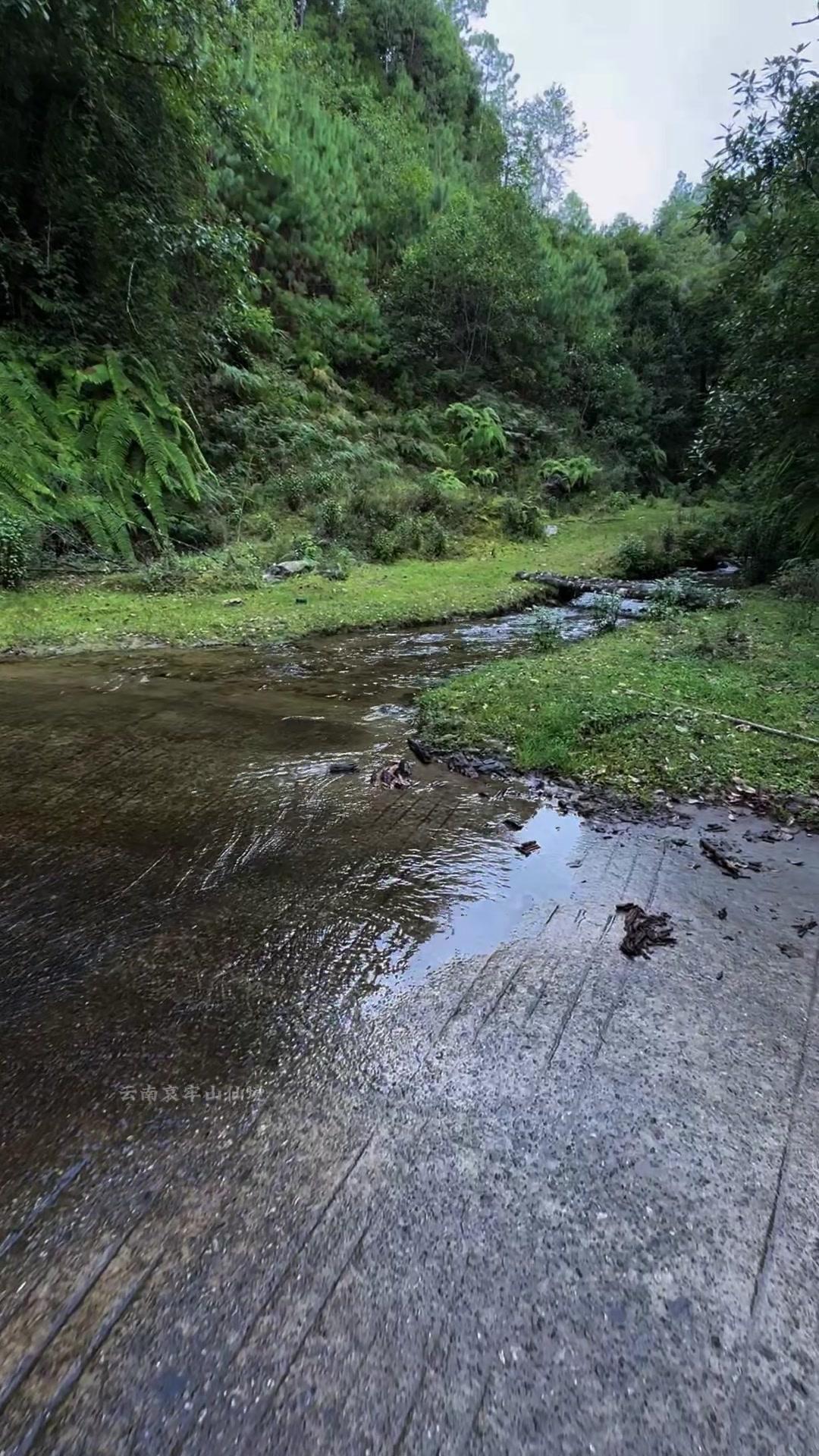 踩着浅滩的凉水流过脚边，风裹着草木的味道扑在脸上，没什么特意规划的行程，就顺着溪