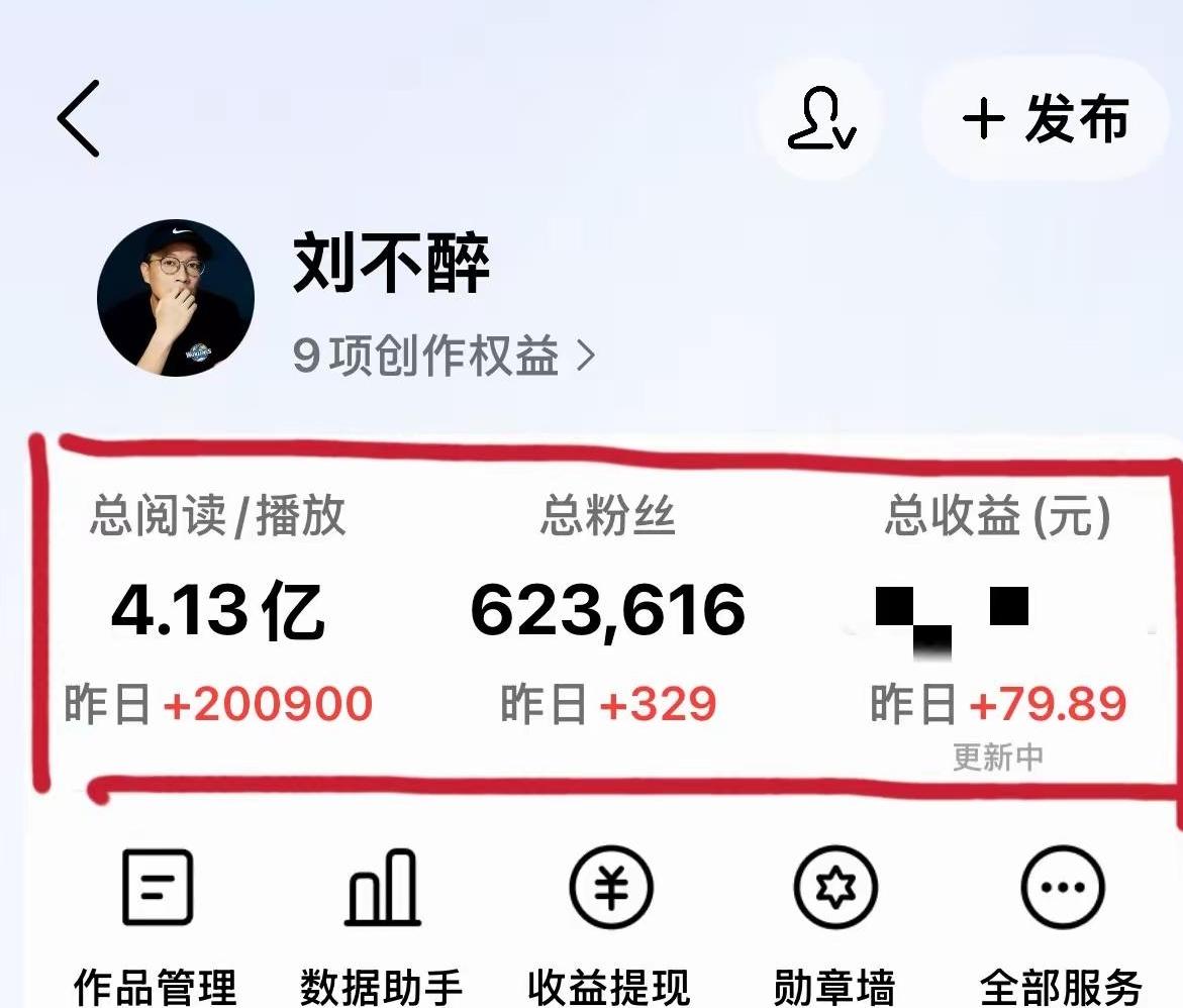 现在头条做的好的也就那么几个人了，
刘不醉，素老三，苗京京，
他们收入多的时候每