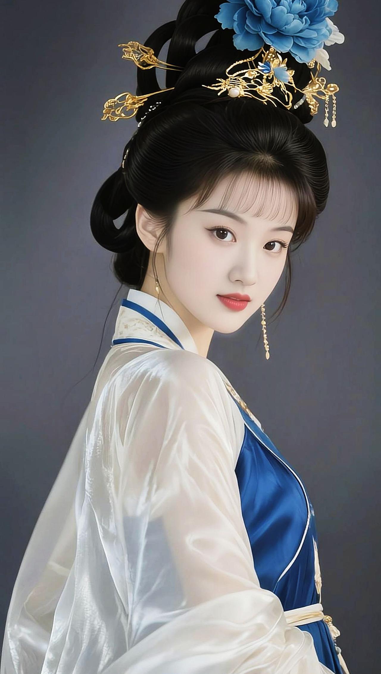 AI唐韵写真 抖音ai创作 古风妆容有多美 优雅气质 古风美人