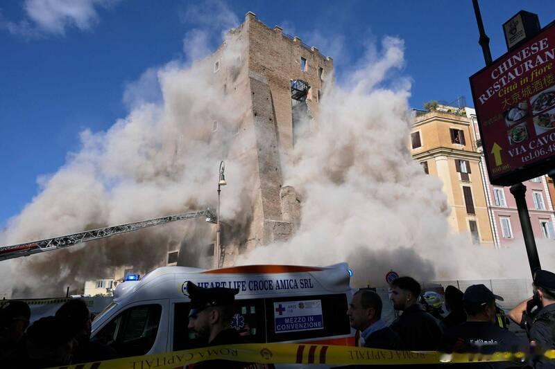 【罗马古塔坍塌致死事件引外交风波  意大利不满俄方嘲讽召见大使抗议】海外新鲜事俄