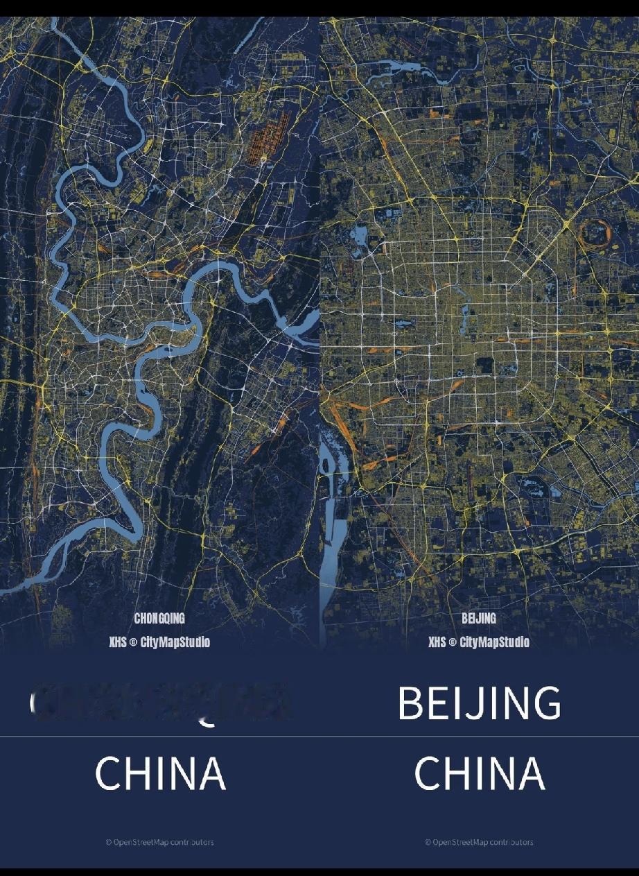 重庆最独特的地方：中间那些地方是天然的森林和水系[捂脸]