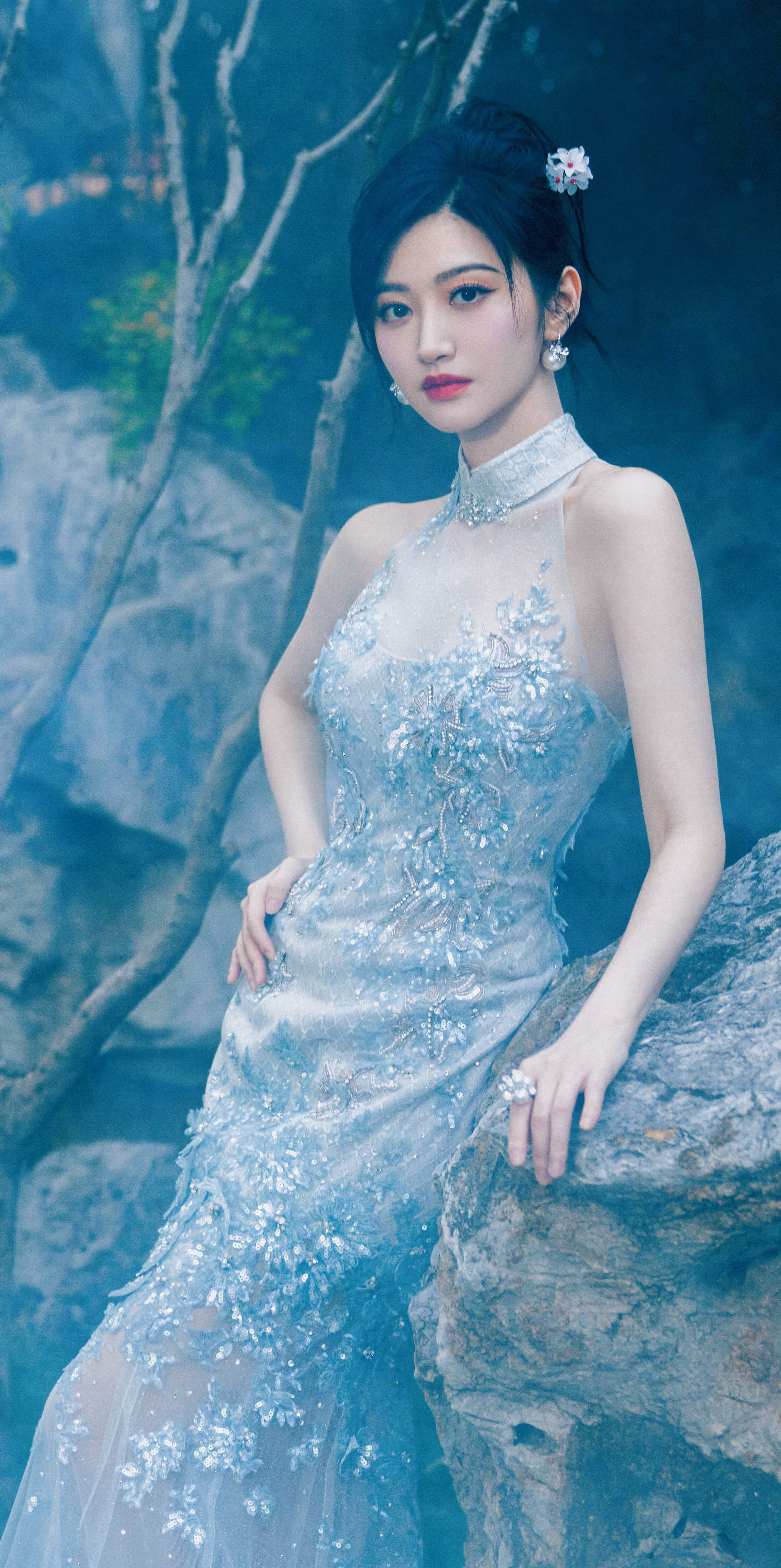 景甜壁纸精选：柔美的旗袍佳人。景甜