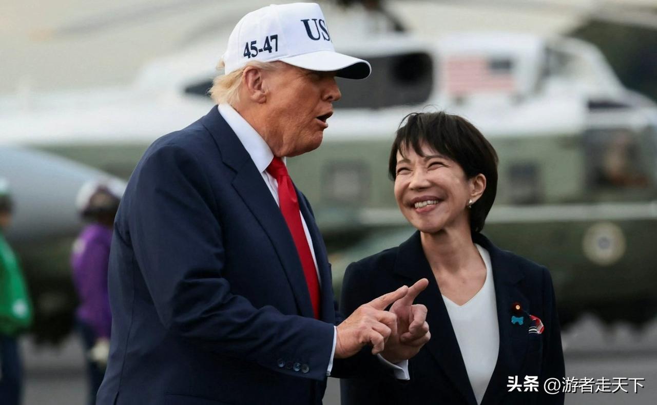 高市早苗在特朗普面前的表现，在网上一片哗然。
最近几十年，日本的首相里做到和高市