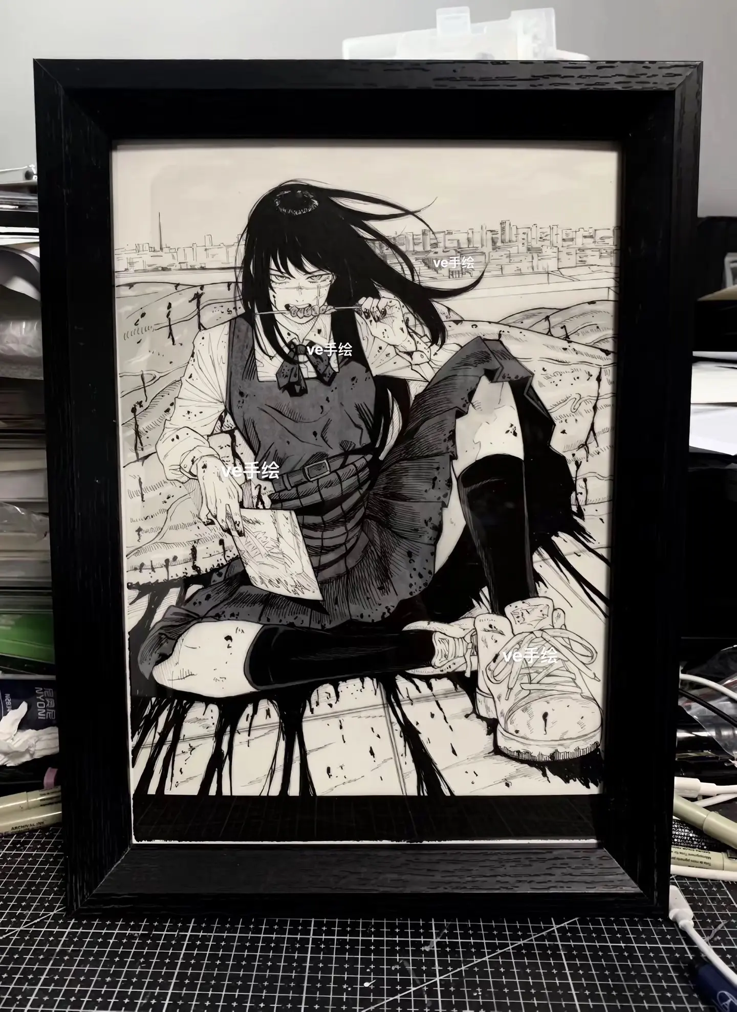 过程来了快画艾特朋友给你画。