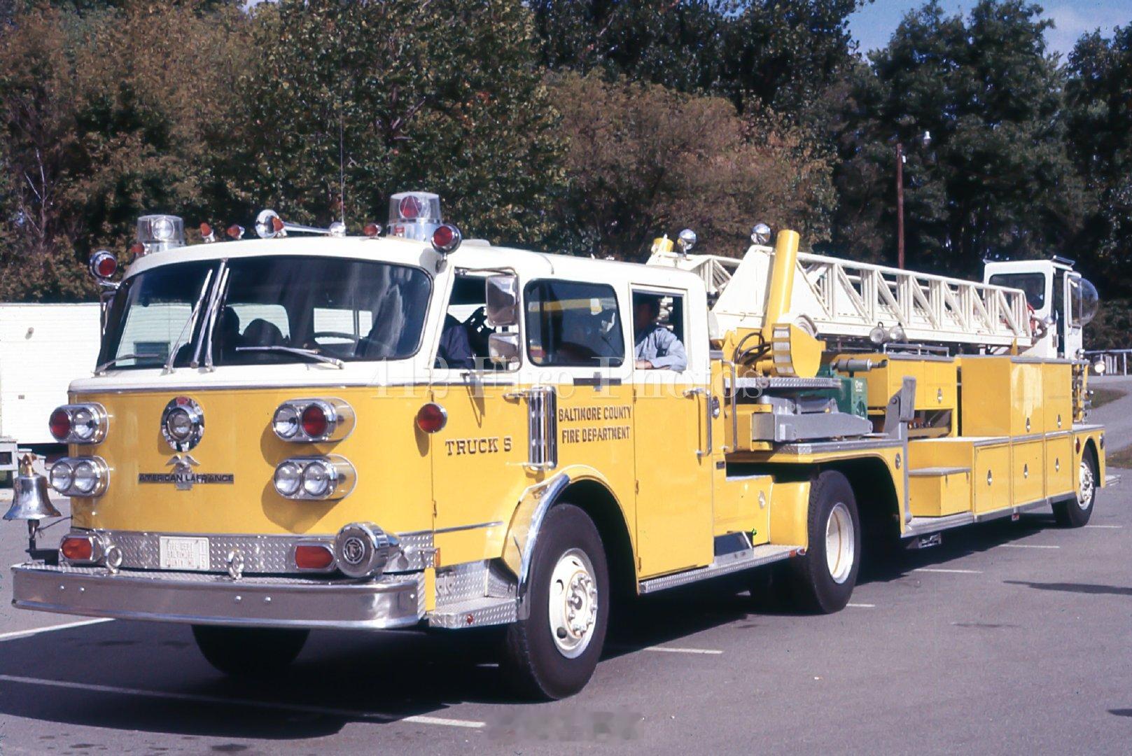 消防车老照片Baltimore County, MD Fire Apparatu