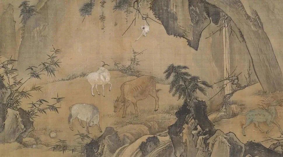 唐 · 胡瓌《山海百灵》图卷 | 来自唐代古画中的神奇动物胡瓌(瓌，读作guī。