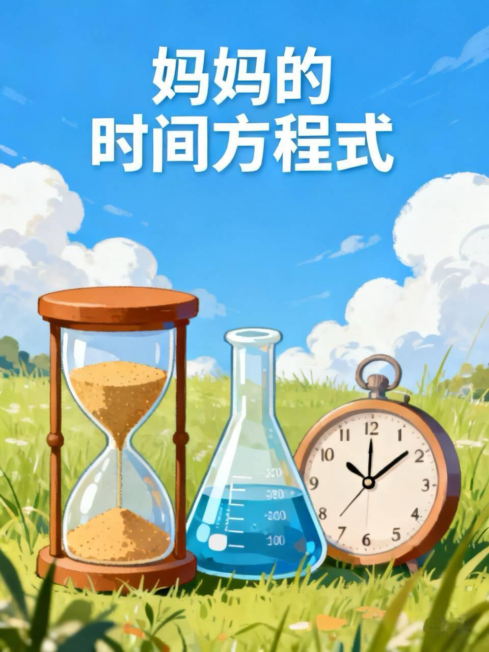 妈妈的时间方程式

我妈这辈子，用精确对抗过全世界。

她是中学化学老师，教了三