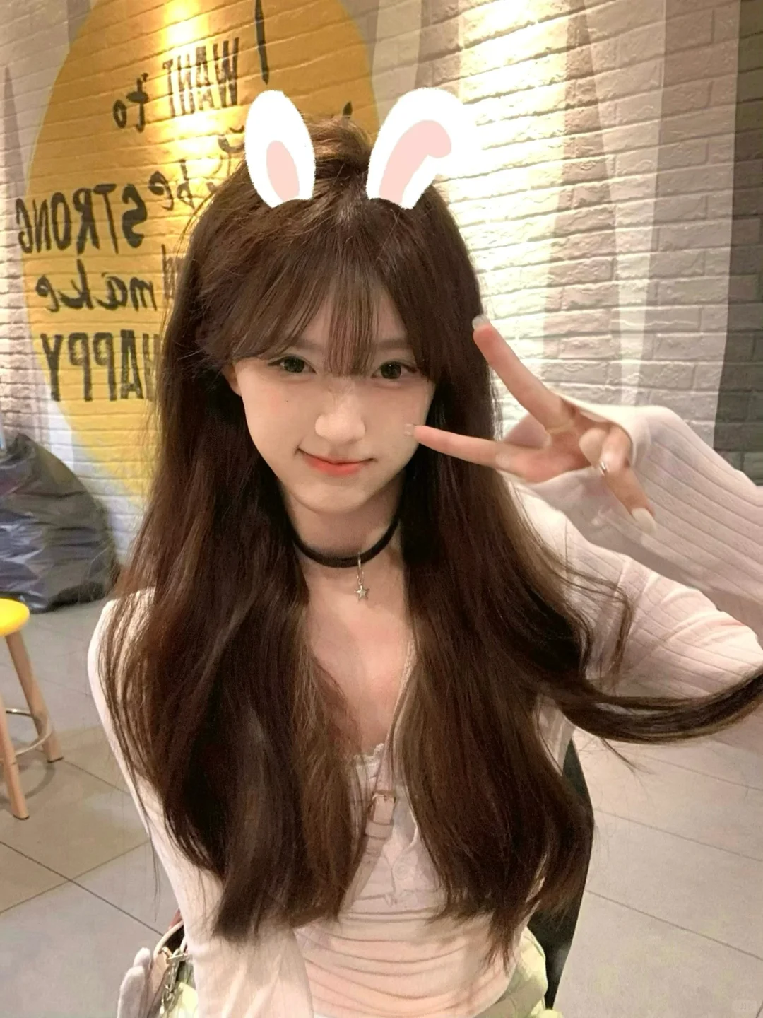 好喜欢我的漂亮发色！^•ω<^