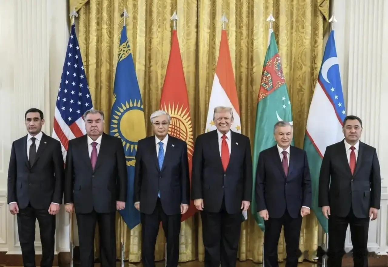 中亚五国齐聚华盛顿！

抱团出访去白宫，最高兴的是特朗普，中亚有丰富的稀土矿，这