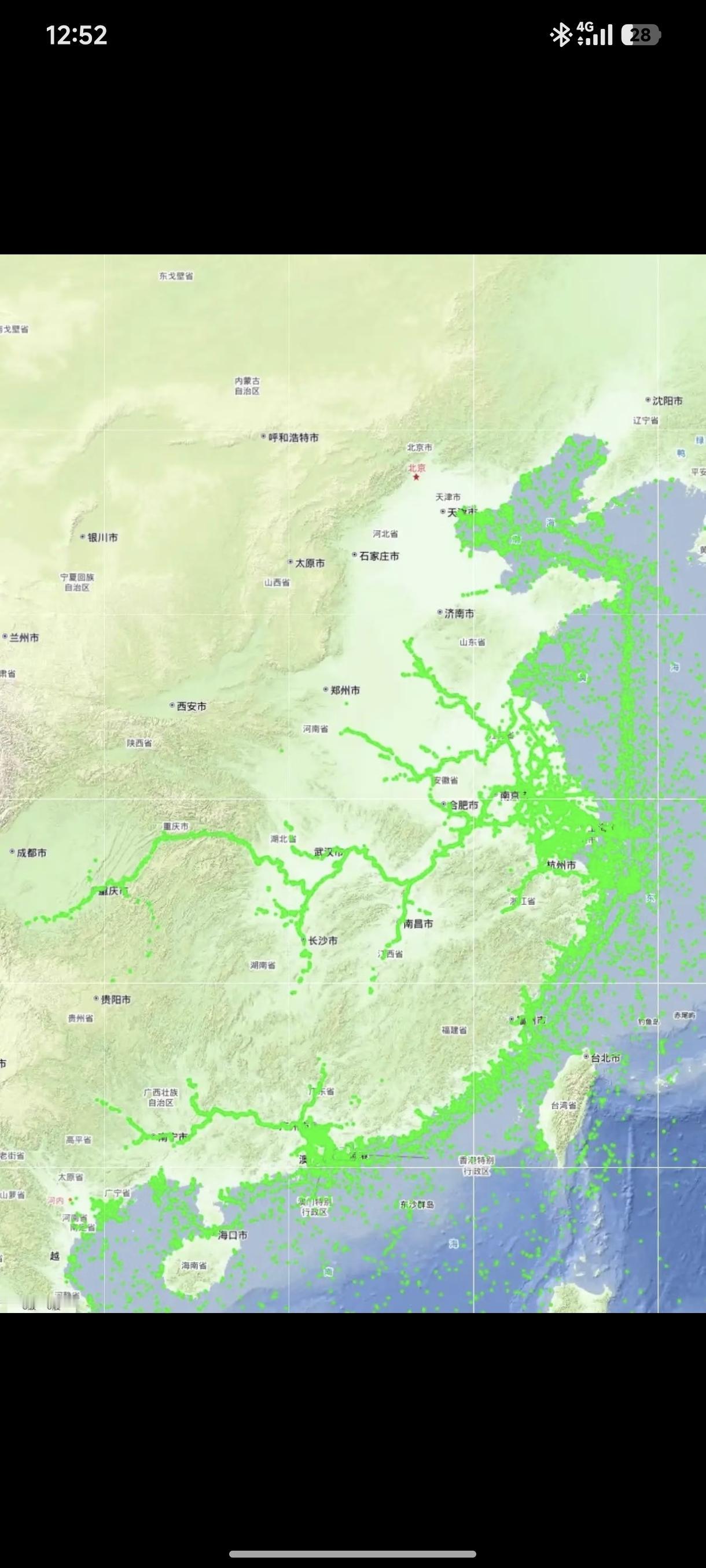 国内运力排名第三，涉及长江、珠江、大运河、淮河。绿色标识筛选出了散货、集装箱、油