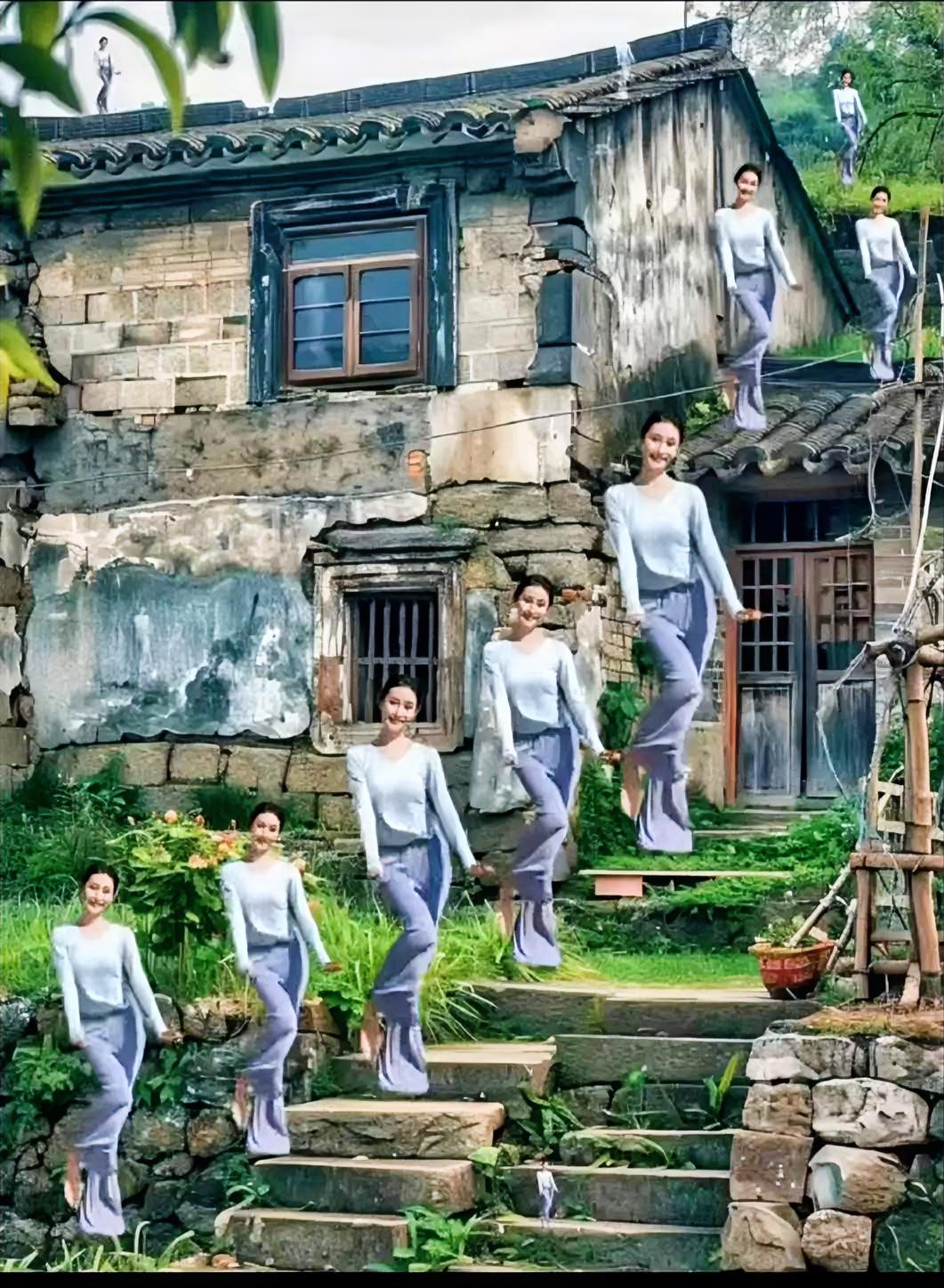 图中有15位美女在跳舞，我们找到了13位，友友们，你能找到几位？