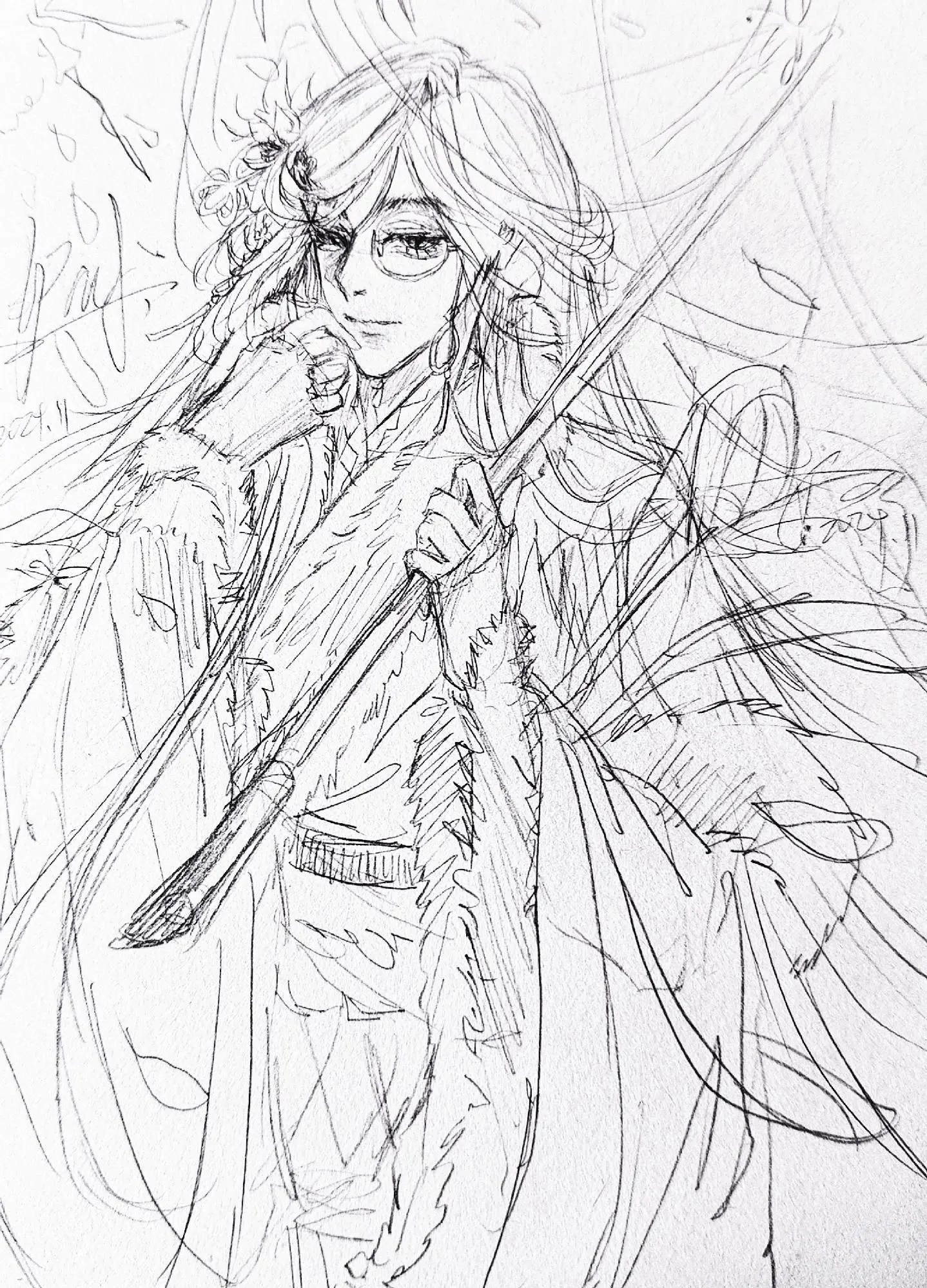 二十五分钟一张 就喜欢这种乱乱的感觉。