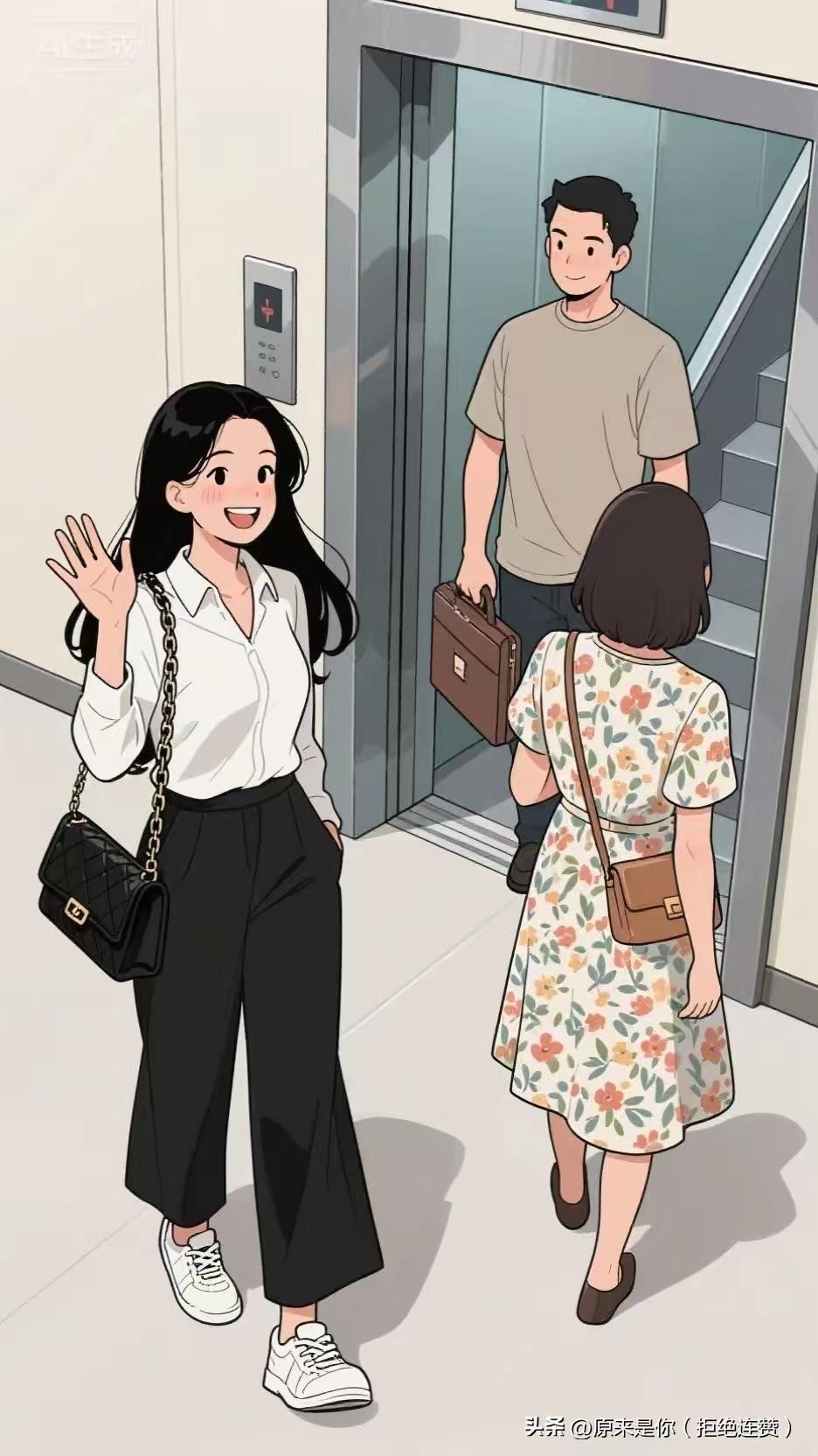 无论在哪里上班，一定要记住：见了领导打个招呼。 
 
（信源：百度百科） 
 