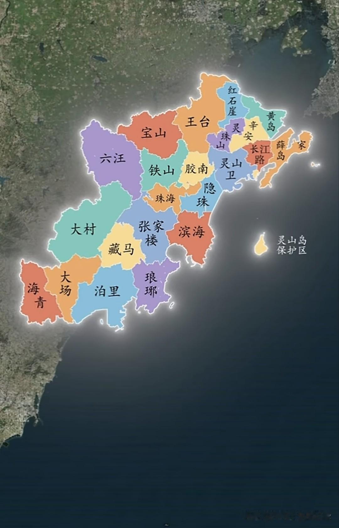 西海岸新区的各街镇人口：
1. 海青镇：约4.3万
2. 大场镇：5.8万
3.
