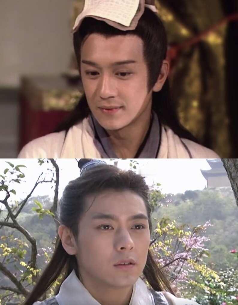 两版段誉气质有些不同
1997TVB版陈浩民饰演段誉
2003内地版林志颖饰演段