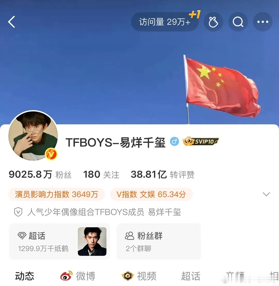 好久没见过易烊千玺了，他还有流吗 