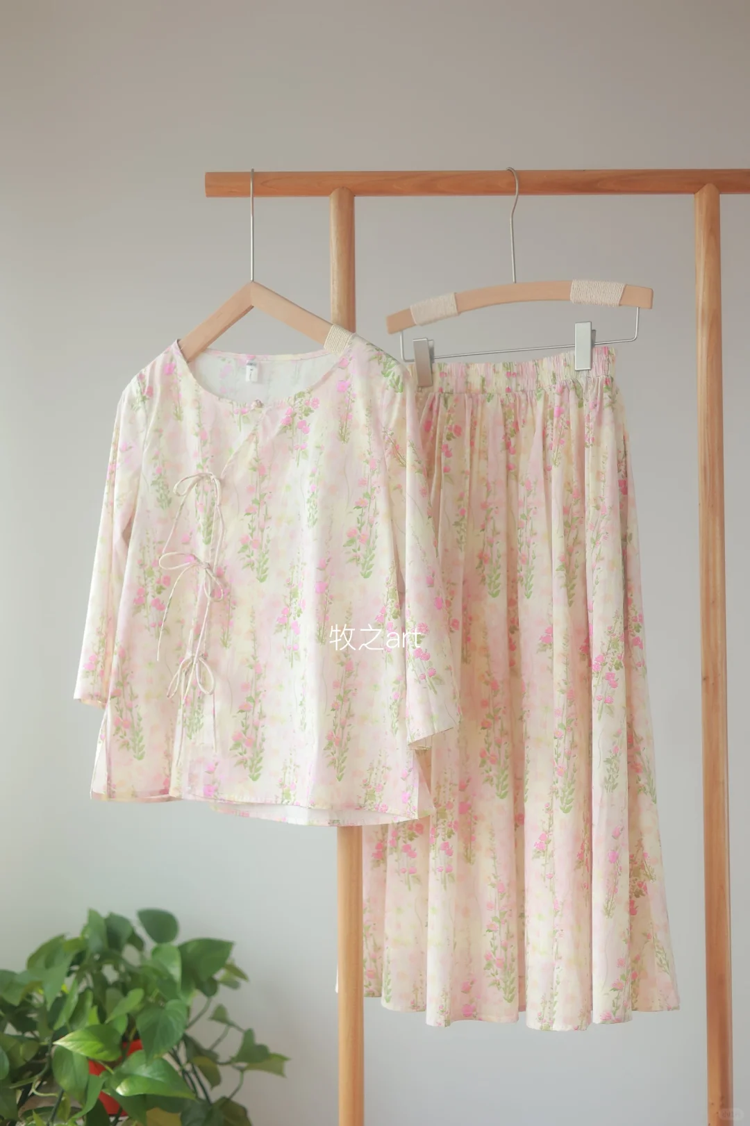 藤蔓花朵｜温婉新中式套装