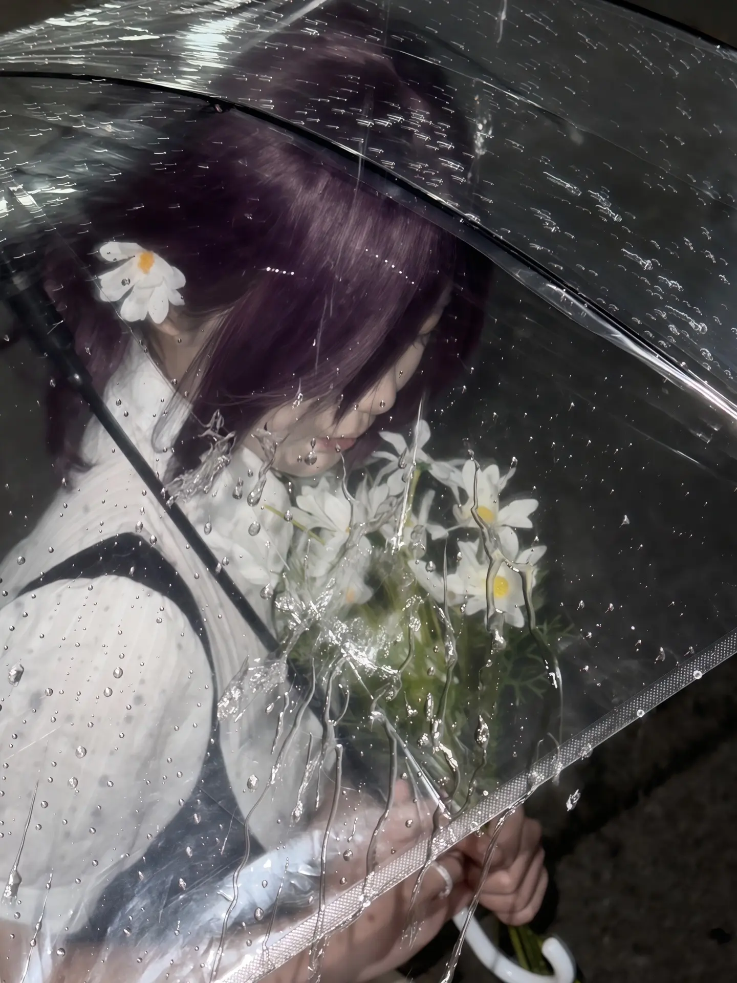 雨天。