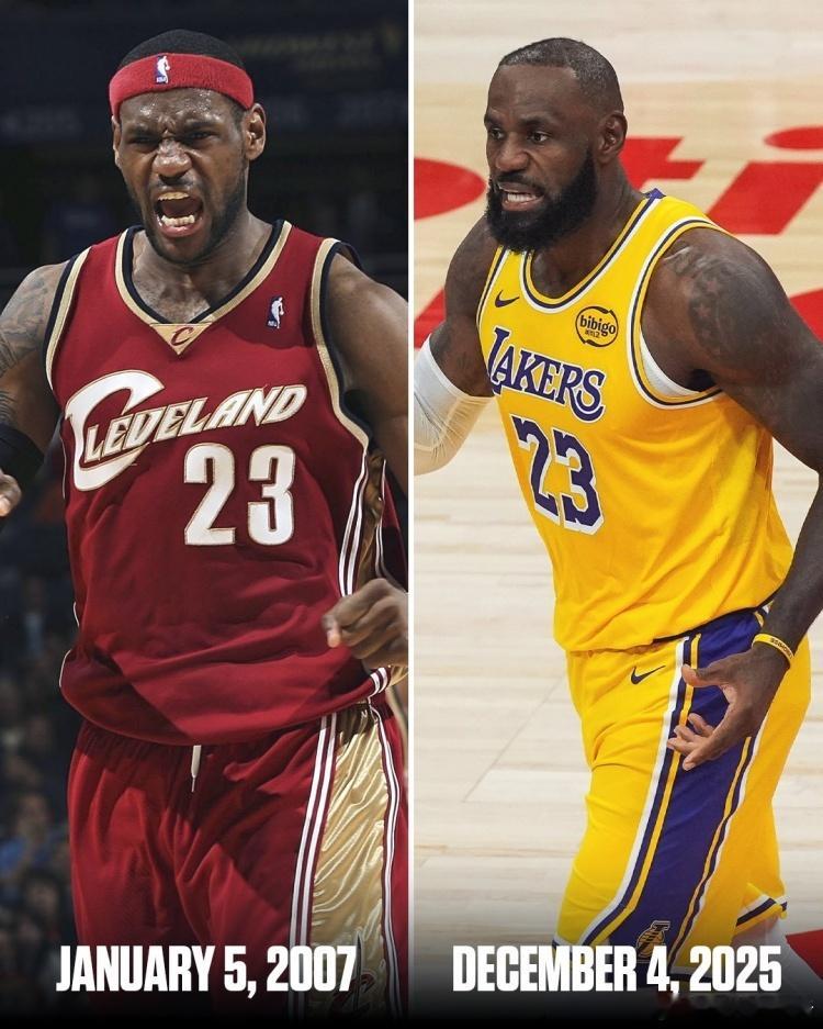 上次詹姆斯未能得分上双是在2007年1月5日，当时联盟中除詹姆斯外的现役球员如今