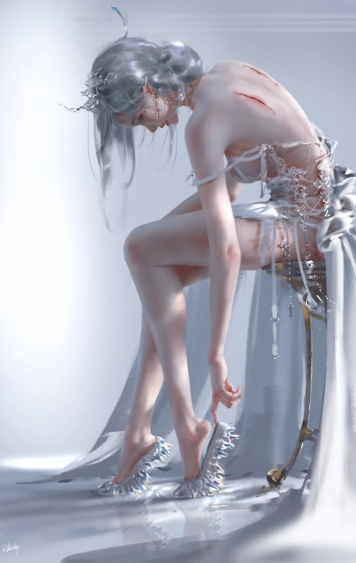 审美提升丨宝藏插画师：WLOPWLOP是一位自学成才的数字艺术与插画师。他并非科