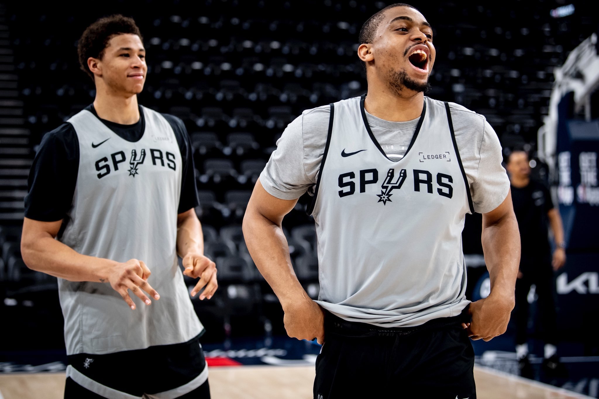 赛前准备～马刺vs快船