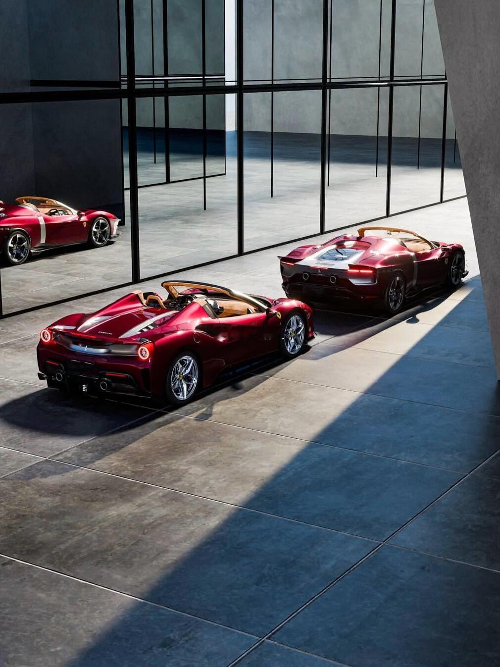 法拉利越看越贵的“暗红美学”有些红色，是一眼的热情，有些红色，是越看越高的质感。