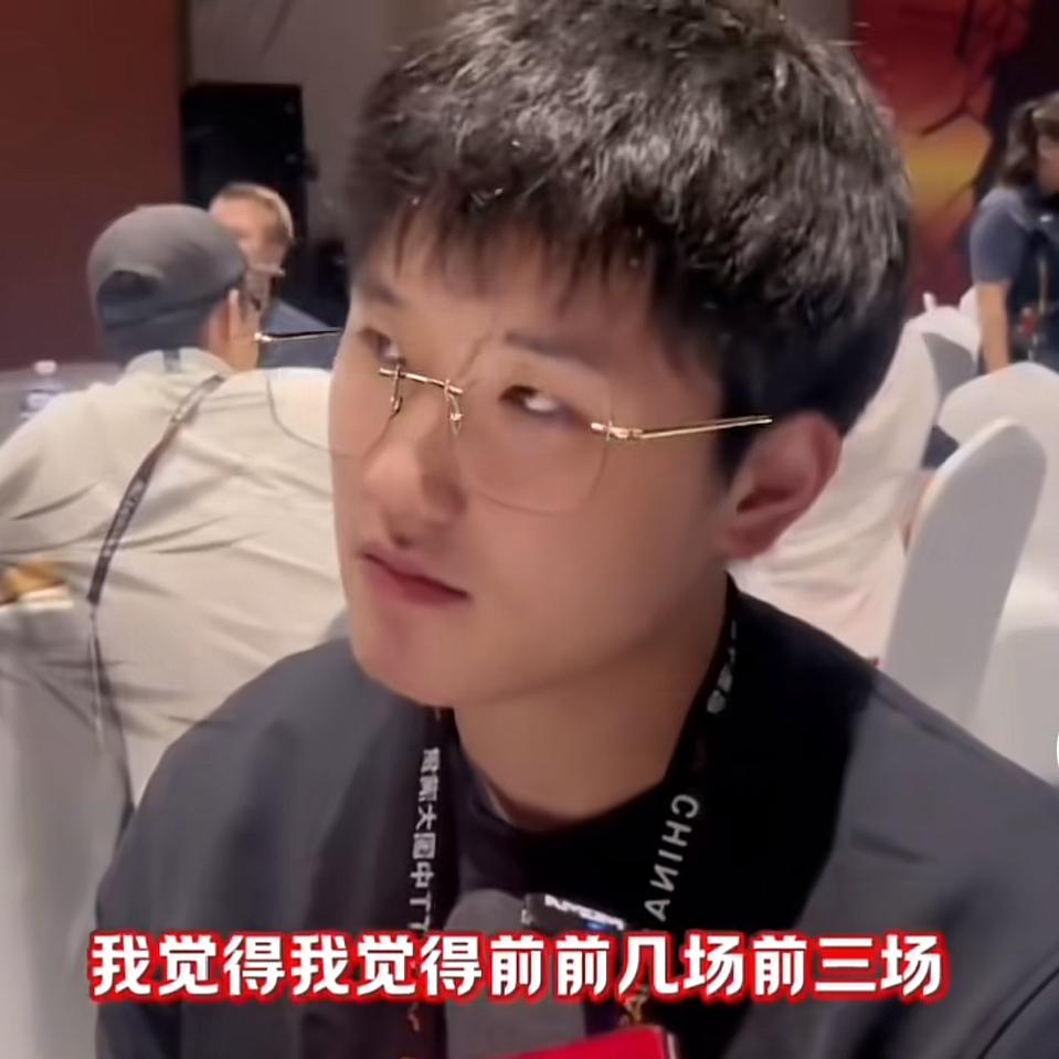 张本智和很实在，谈到美国大满贯赛时，他承认所有参赛选手都挺厉害，没有什么签好签坏