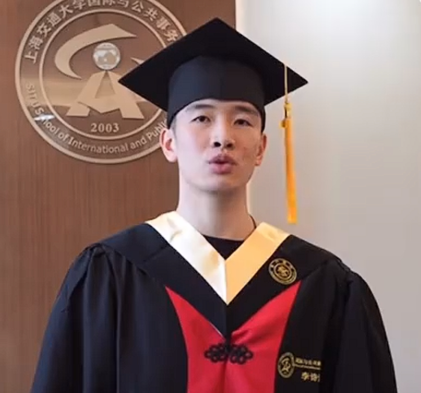 李诗沣 李师傅上海交通大学顺利毕业 杨晨大神的幸 