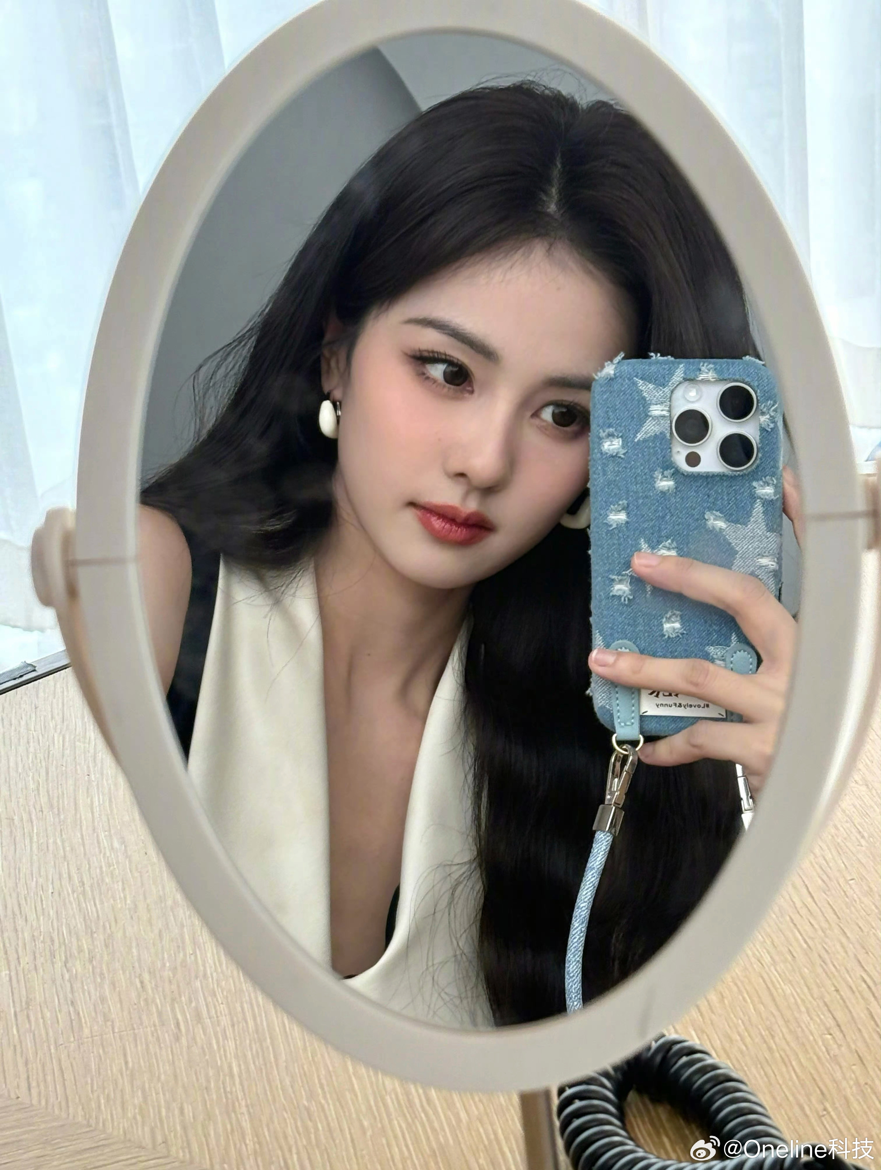 iPhone拍照就是好看，瞅瞅我女朋友多漂亮[doge] ​​​