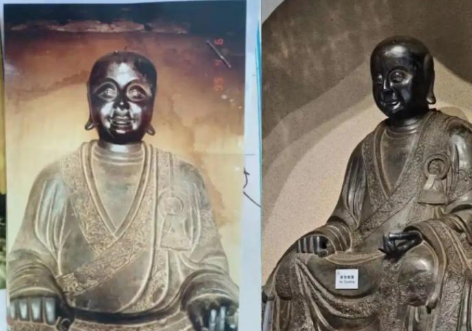 "必须严查！"北京，游客在一民间博物馆游览，发现展出的一尊铜像，竟然很像是20多