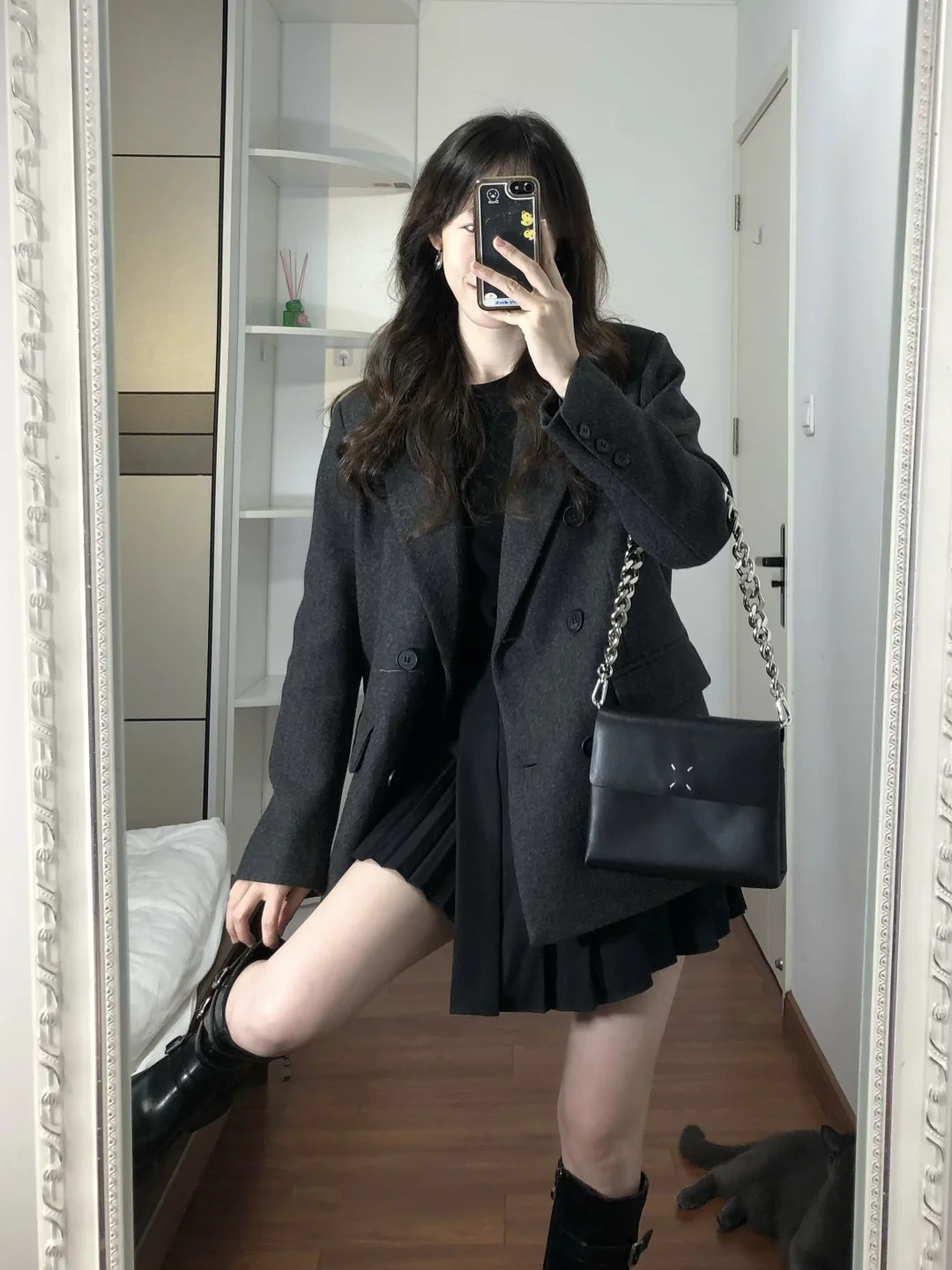 秋冬第一件呢子西装外套～