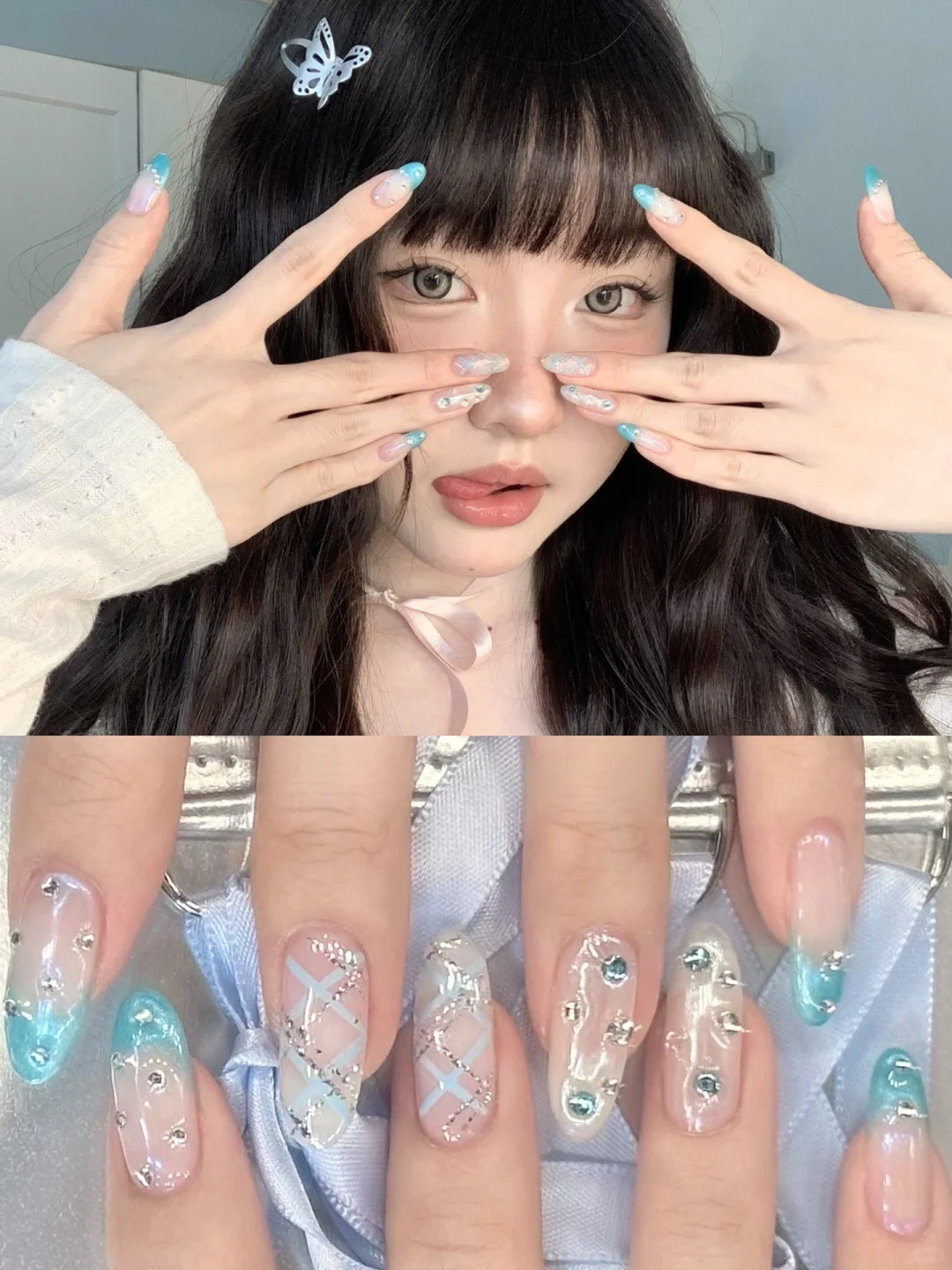 ins甜辣美甲｜朋友说我的美甲很冰雪奇缘！！