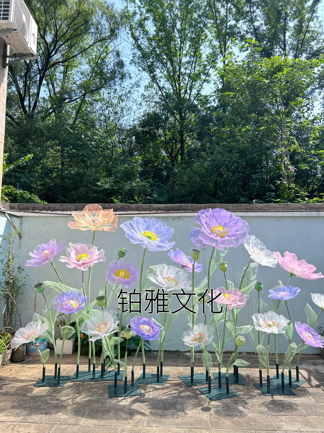 真丝网纱花怎么不美呢！网纱花艺布置！