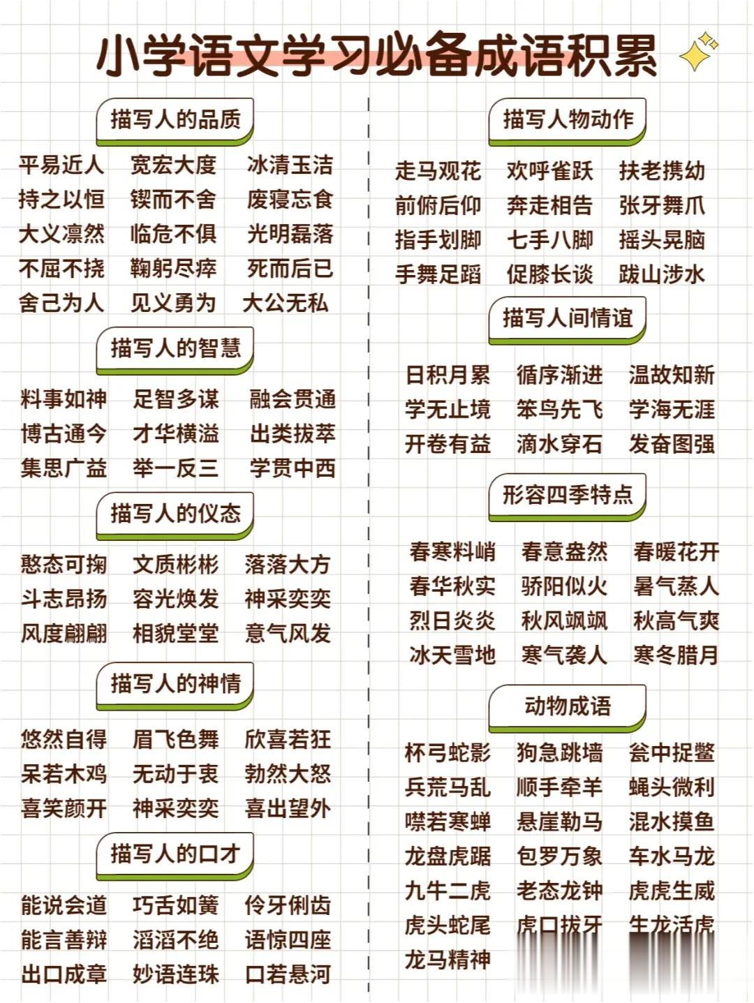 一位退休的教师指出：要想孩子不被学霸拉开差距，一定要让孩子多积累成语，千万不要把