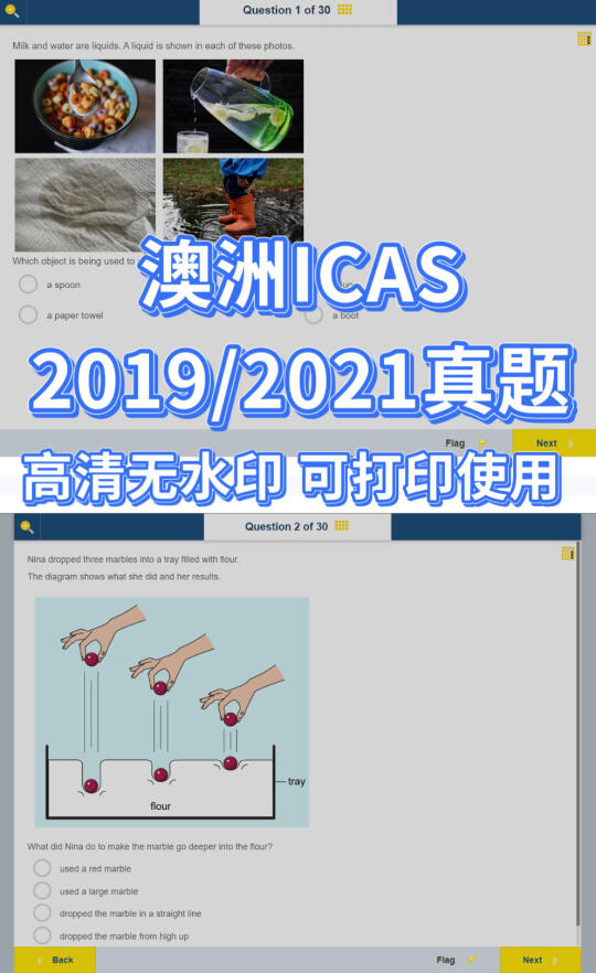 澳洲ICAS全科目历年真题考题PDF