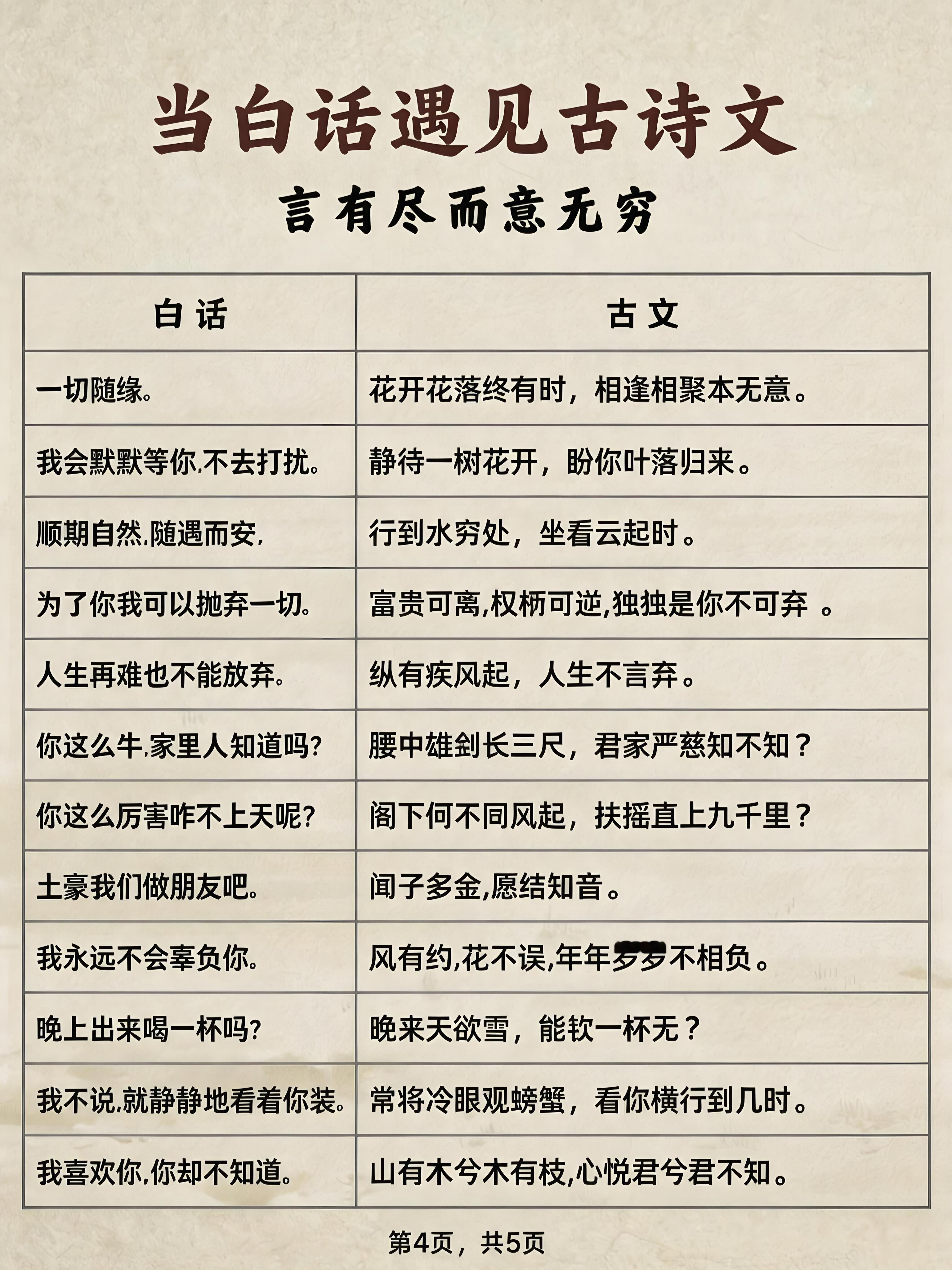 当白话遇见古诗文 