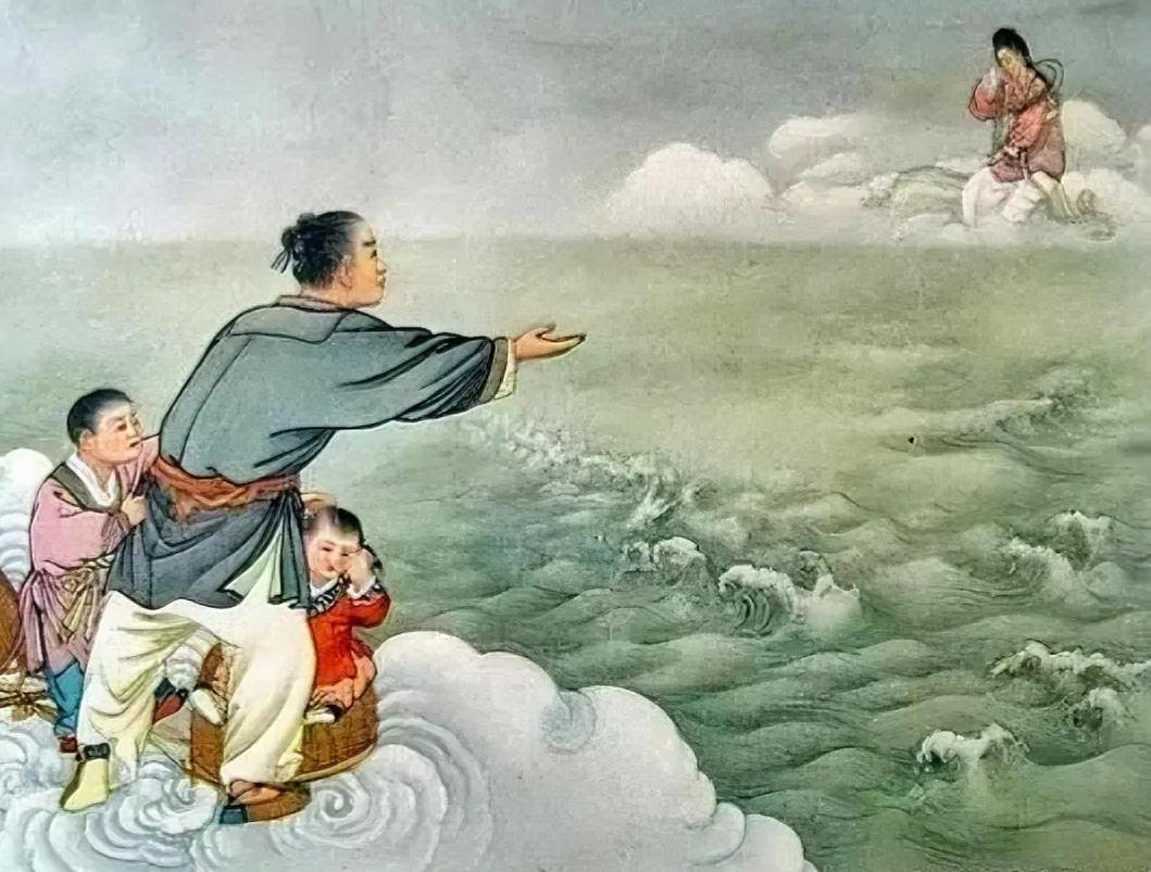 
上联：七夕今宵看碧霄，
下联：情深意浓望银河。