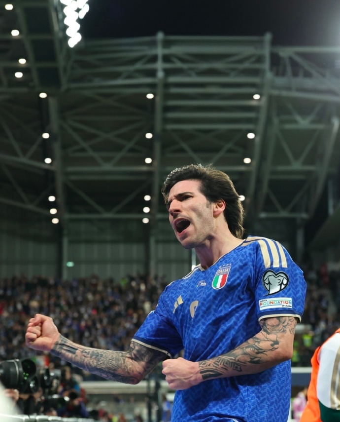 #意大利晋级世预赛欧洲区附加赛决赛#世预赛欧洲区附加赛半决赛，意大利坐镇主场新百