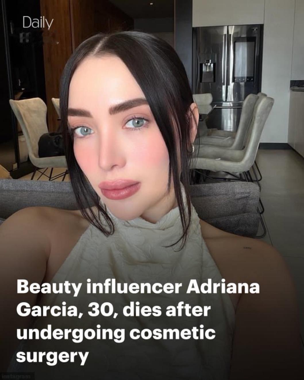 美妆网红阿德里安娜·加西亚Adriana Garcia在在墨西哥库利亚坎进行美容
