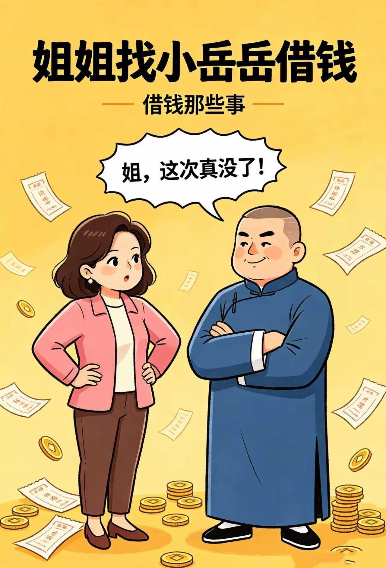 岳云鹏姐姐借钱，媳妇不同意！岳云鹏翻唱的西楼儿女