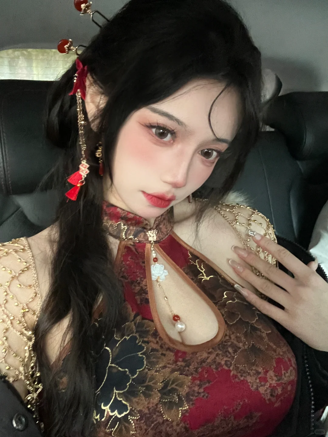 带小姨回家过年了