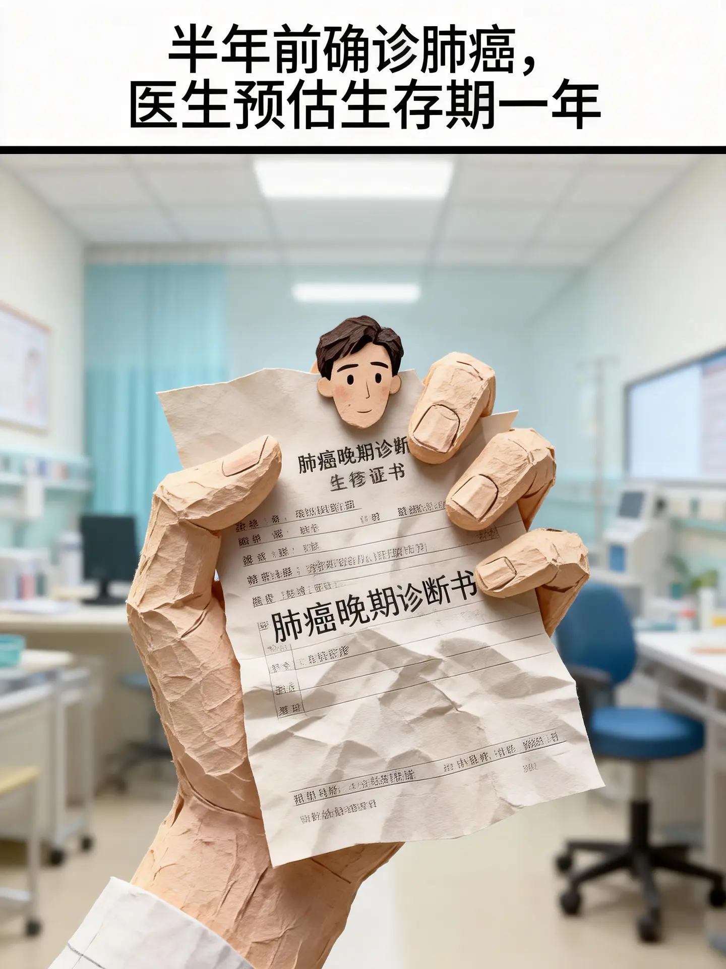 “半年前我错过了死亡，而她却替我赴了约”。