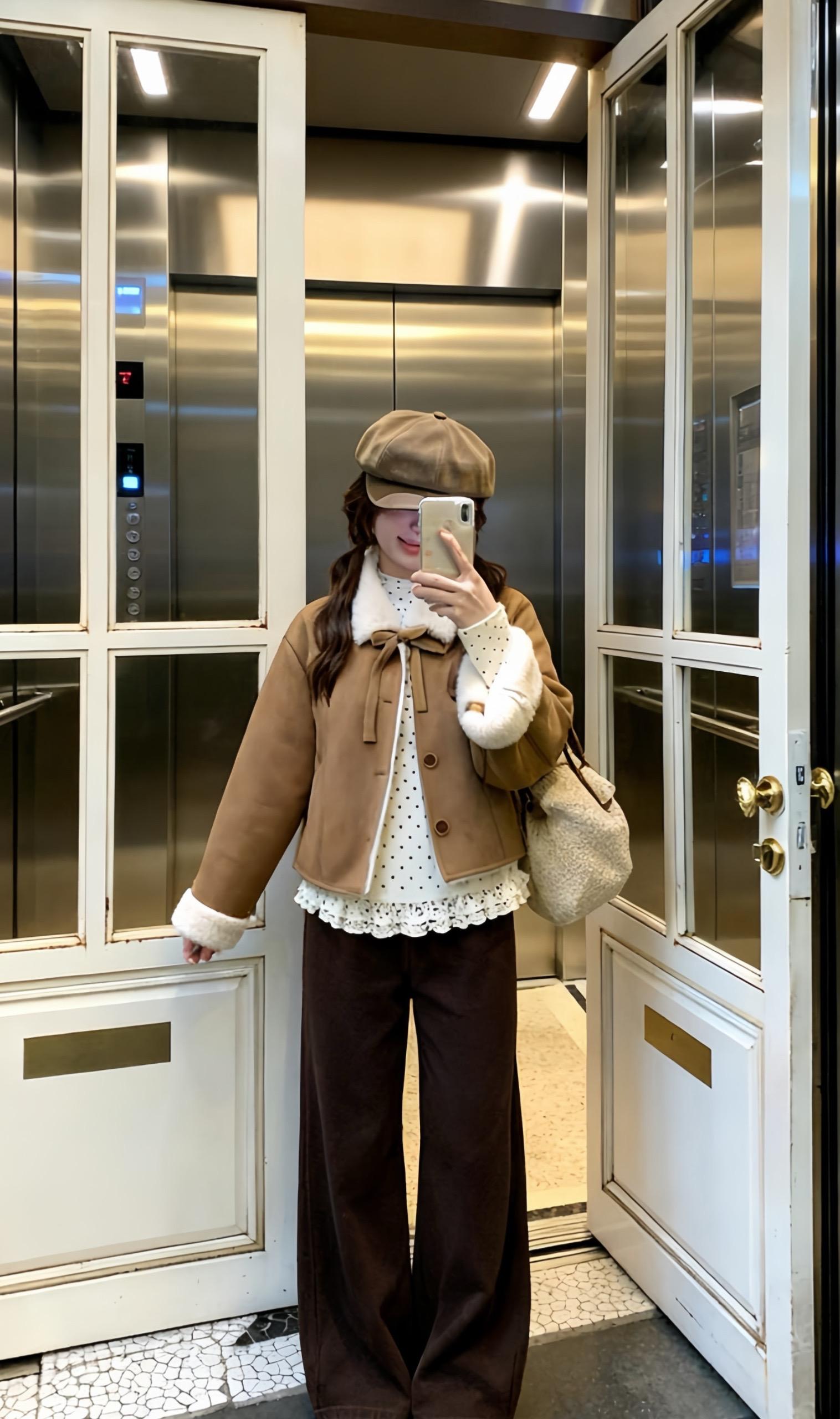 韩系穿搭 小个子穿搭 秋冬穿搭 保暖又好看 甜美穿搭