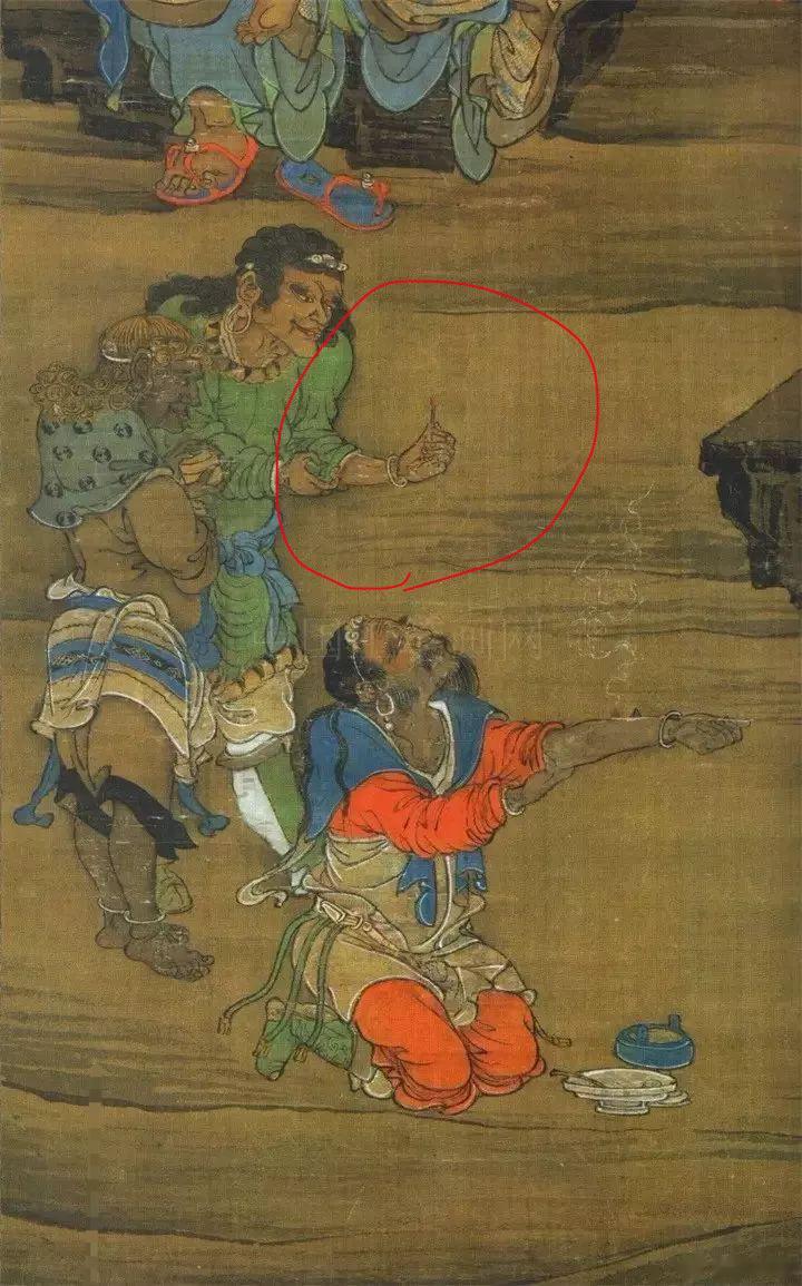 看场景，他手里拿的这个类似火柴的东西是古代的“取灯”吗？（不同时期不同叫法，见图
