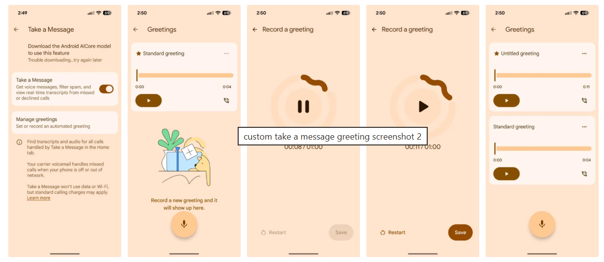 谷歌Pixel手机新增语音信箱自定义问候语功能