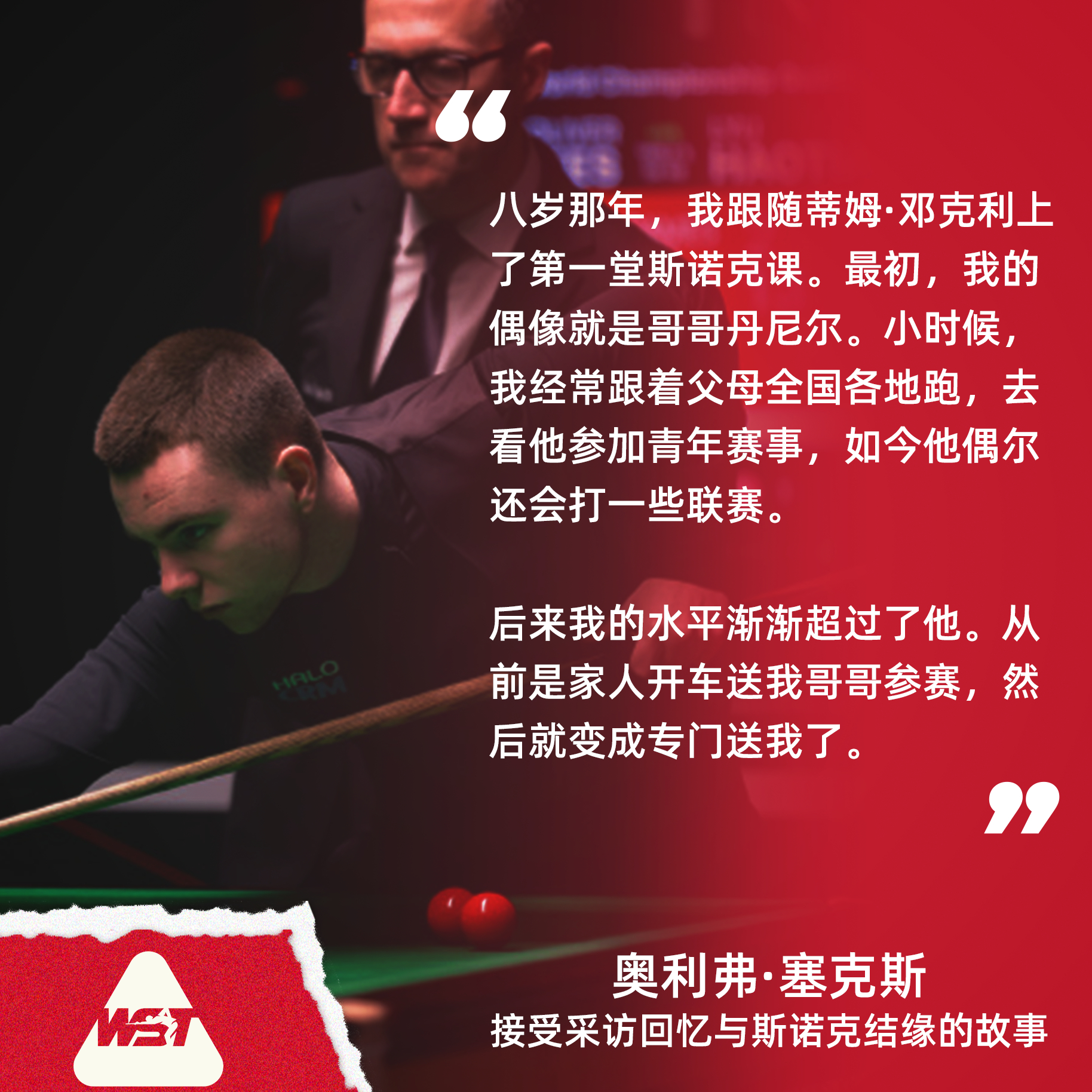 来自英格兰的20岁小将——奥利弗·塞克斯即将开启自己的首个职业赛季。日前他回顾了