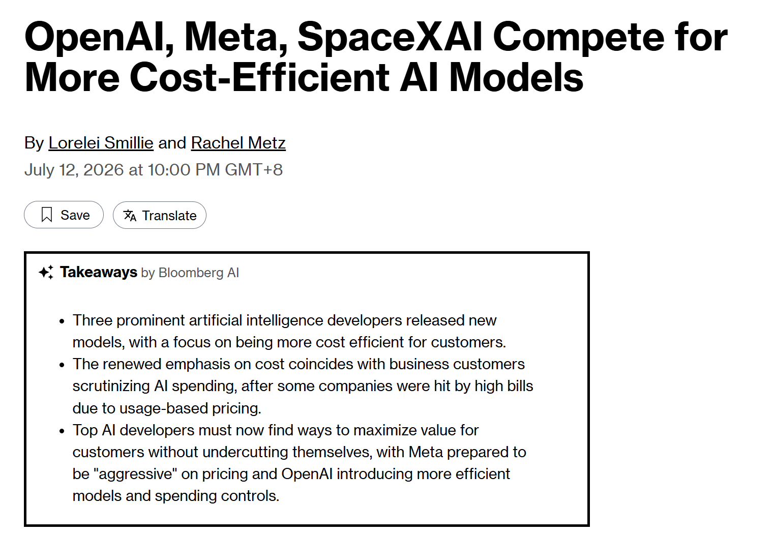 过去一周，OpenAI、Meta 与 SpaceXAI 相继发布了新模型，这也倒